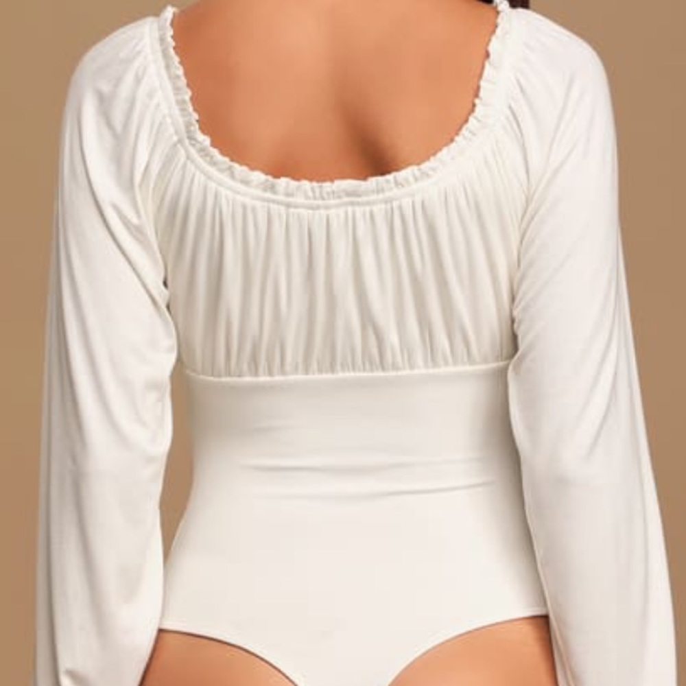 Lulu’s Ruffled Bodysuit - Picture 2 of 4